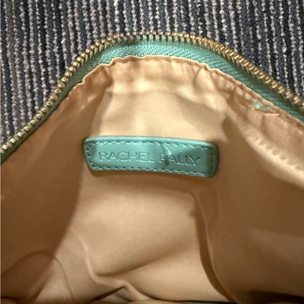 Rachel Pally Teal & Peachy foldover pouch - Picture 6 of 6